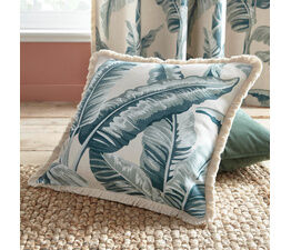 Fusion - Cadiz - 100% Cotton  Cushion Cover - 43 x 43cm in Teal
