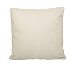 Fusion - Plain Dye - Water Resistant Outdoor Filled Cushion - 43 x 43cm in Natural
