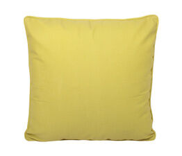 Fusion - Plain Dye - Water Resistant Outdoor Filled Cushion - 43 x 43cm in Ochre