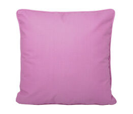 Fusion - Plain Dye - Water Resistant Outdoor Filled Cushion - 43 x 43cm in Pink