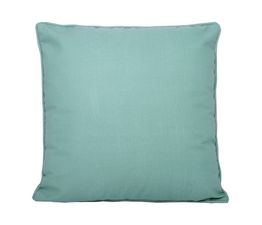 Fusion - Plain Dye - Water Resistant Outdoor Filled Cushion - 43 x 43cm in Teal