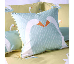 Fusion - Puddles The Duck -  Filled Cushion - 43 x 43cm in Teal