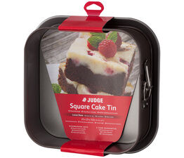 Judge - Bakeware Square Cake Tin Springform 23x23x7cm