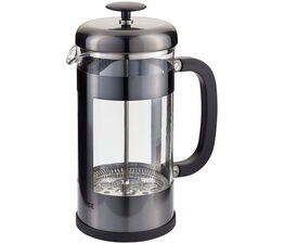 Judge - Coffee 8 Cup Glass Cafetiere 1L Pewter