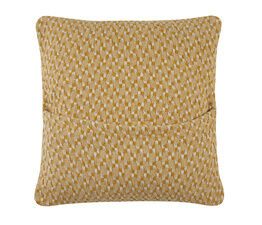 Appletree Loft - Bexley - 100% Recycled Cotton Rich Mixed Fibres Cushion Cover - 43 x 43cm in Ochre