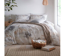 Appletree Loft - Edale - 100% Cotton Duvet Cover Set - Linen