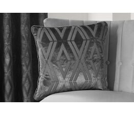 Curtina - Marco - Jacquard Cushion Cover - 43 x 43cm in Slate