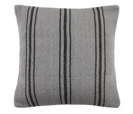 Drift Home - Brinley - 100% Recycled Cotton Rich Mixed Fibres Cushion Cover - 43 x 43cm in Grey