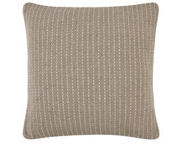 Drift Home - Quinn - 100% Recycled Cotton Rich Mixed Fibres Cushion Cover - 43 x 43cm in Natural