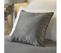 Soiree - Melanie - Velvet Filled Cushion - 43 x 43cm in Slate