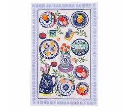 Ulster Weavers - Mediterranean Plates - Tea Towel - Cotton