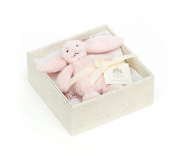 Jellycat Bashful Pink Bunny Gift Set