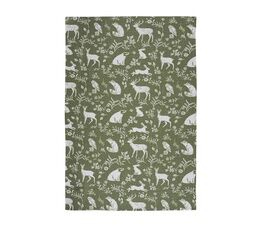 Ulster Weavers 'Forest Friends' Sage Green Tea Towel (Pack of 2)