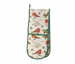 Ulster Weavers - Robins & Holly - Double Oven Glove