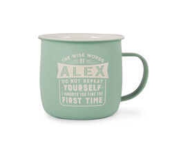 History & Heraldry Personalised Outdoor Mug - Alex