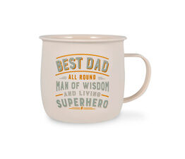 History & Heraldry Personalised Outdoor Mug - Best Dad