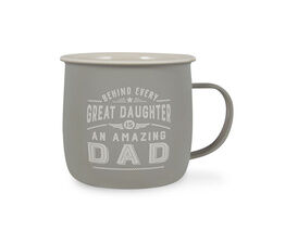 History & Heraldry Personalised Outdoor Mug - Dad