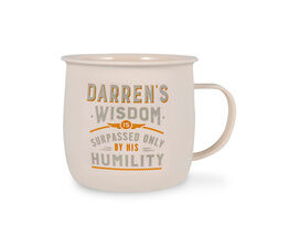 History & Heraldry Personalised Outdoor Mug - Darren