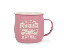 History & Heraldry Personalised Outdoor Mug - Debbie