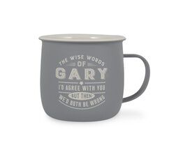 History & Heraldry Personalised Outdoor Mug - Gary