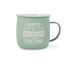 History & Heraldry Personalised Outdoor Mug - Grandad