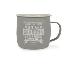 History & Heraldry Personalised Outdoor Mug - Grandma