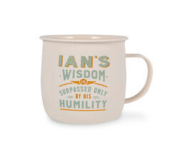 History & Heraldry Personalised Outdoor Mug - Ian