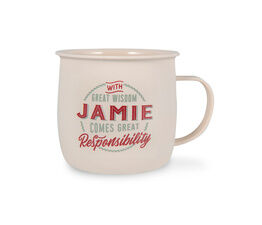 History & Heraldry Personalised Outdoor Mug - Jamie