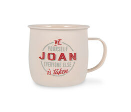 History & Heraldry Personalised Outdoor Mug - Joan