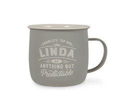 History & Heraldry Personalised Outdoor Mug - Linda