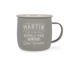 History & Heraldry Personalised Outdoor Mug - Martin