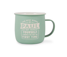 History & Heraldry Personalised Outdoor Mug - Paul