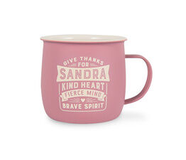 History & Heraldry Personalised Outdoor Mug - Sandra