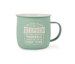 History & Heraldry Personalised Outdoor Mug - Stephen