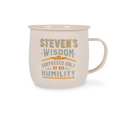 History & Heraldry Personalised Outdoor Mug - Steven