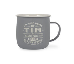 History & Heraldry Personalised Outdoor Mug - Tim