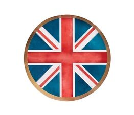 Union Jack Paper Plate 8 Pack