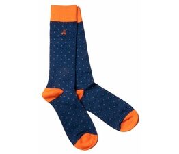 Swole Panda - Spotted Orange Socks 7-11