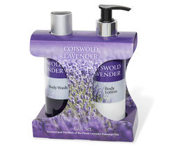Cotswold Lavender Body Wash & Body Lotion Gift Set