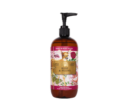 English Soap Company - Anniversary Collection Rose &amp; Peony Hand &amp; Body Wash 500ml