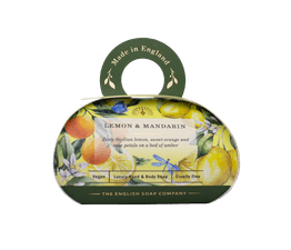 English Soap Company - Signature Lemon &amp; Mandarin Gift Bath Soap 260g