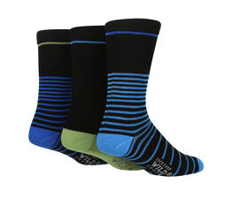 Pringle - Wildfeet Blue Stripe Socks 3 Pack
