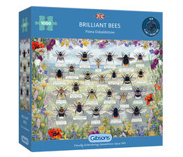 Gibsons - Brilliant Bees 1000 Piece Jigsaw