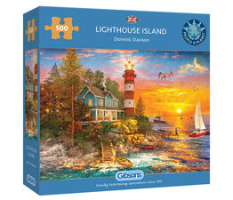 Gibsons - Lighthouse Island 500 Piece Jigsaw