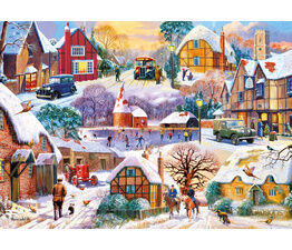 Gibsons - Winter Cottages 1000 Piece Jigsaw