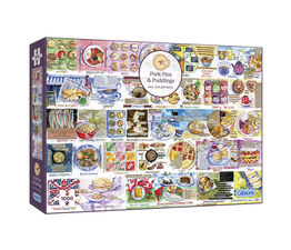 Gibsons - Val Goldfinch Pork Pies & Puddings 1000 Piece Jigsaw
