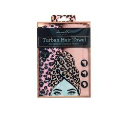 Leopard Print - Hair Towel Turban 2 Pack