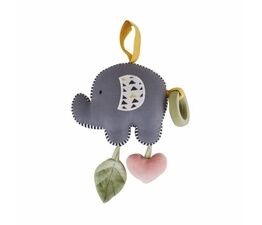 Tikiri Developmental - Vibrating Elephant Toy w/ Natural Rubber Teether - 97004
