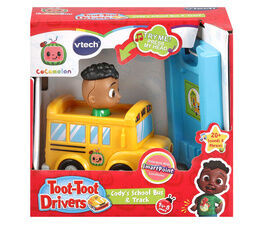 VTech - Cocomelon Toot-Toot Drivers Cody's School Bus & Track
