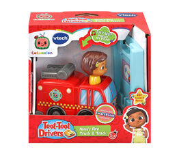 VTech - Cocomelon Toot-Toot Drivers Nina's Fire Truck & Track